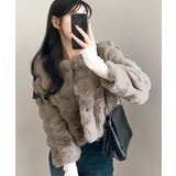 ファージャケット ショートコート ブルゾン | Riff | 詳細画像15 