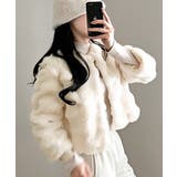 ファージャケット ショートコート ブルゾン | Riff | 詳細画像6 