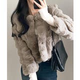 モカ | ファージャケット ショートコート ブルゾン | Riff