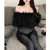 オフショルファートップス オフショルダー Tシャツ | Riff | 詳細画像10