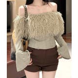 オフショルファートップス オフショルダー Tシャツ | Riff | 詳細画像14