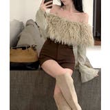 オフショルファートップス オフショルダー Tシャツ | Riff | 詳細画像20