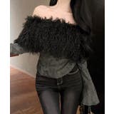 オフショルファートップス オフショルダー Tシャツ | Riff | 詳細画像5