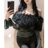 オフショルファートップス オフショルダー Tシャツ | Riff | 詳細画像7