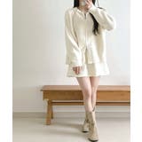 ダブルジップニット&ミニニットスカート セットアップ カーディガン | Riff | 詳細画像10 