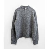 ダブルジップニット&ミニニットスカート セットアップ カーディガン | Riff | 詳細画像25 