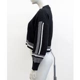 配色クルーネックニット ショート丈 バルーン袖 | Riff | 詳細画像16 