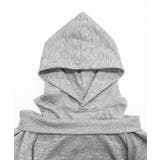 オープンショルダーフードスウェット 肩開き レイヤード | Riff | 詳細画像11 