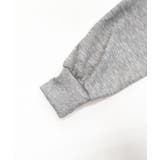 オープンショルダーフードスウェット 肩開き レイヤード | Riff | 詳細画像15 