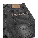 折り返しヒョウ柄デニムショートパンツ 短パン ショート丈 | Riff | 詳細画像27 