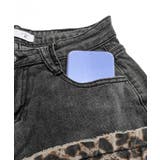 折り返しヒョウ柄デニムショートパンツ 短パン ショート丈 | Riff | 詳細画像28 