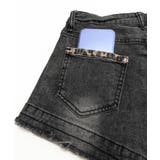 折り返しヒョウ柄デニムショートパンツ 短パン ショート丈 | Riff | 詳細画像29 