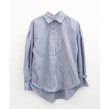 ストライプシャツ オーバーサイズ ロングシャツ | Riff | 詳細画像13 