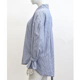 ストライプシャツ オーバーサイズ ロングシャツ | Riff | 詳細画像16 