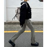 レイヤードスカートパンツ 重ね着風 ロングパンツ | Riff | 詳細画像12 