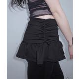 レイヤードスカートパンツ 重ね着風 ロングパンツ | Riff | 詳細画像21 