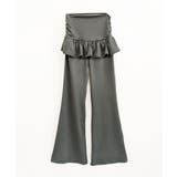 レイヤードスカートパンツ 重ね着風 ロングパンツ | Riff | 詳細画像23 