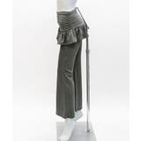 レイヤードスカートパンツ 重ね着風 ロングパンツ | Riff | 詳細画像26 