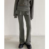 レイヤードスカートパンツ 重ね着風 ロングパンツ | Riff | 詳細画像3 