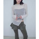 レイヤードスカートパンツ 重ね着風 ロングパンツ | Riff | 詳細画像9 