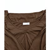 オフショルフロントリボントップス オフショルダー Tシャツ | Riff | 詳細画像25 