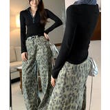 ポロ襟チェック柄切り替えトップス 衿付き Vネック | Riff | 詳細画像17 