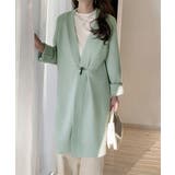 ロングニットカーディガン トグルボタン ガウン | Riff | 詳細画像24