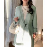 ロングニットカーディガン トグルボタン ガウン | Riff | 詳細画像27