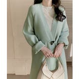 ロングニットカーディガン トグルボタン ガウン | Riff | 詳細画像28