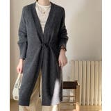 ロングニットカーディガン トグルボタン ガウン | Riff | 詳細画像32