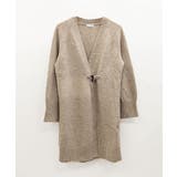 ロングニットカーディガン トグルボタン ガウン | Riff | 詳細画像43