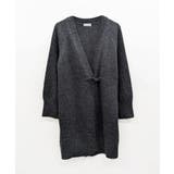 ロングニットカーディガン トグルボタン ガウン | Riff | 詳細画像46