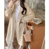 ロングニットカーディガン トグルボタン ガウン | Riff | 詳細画像5