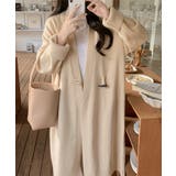 ロングニットカーディガン トグルボタン ガウン | Riff | 詳細画像6