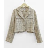 ツイードショートジャケット ツイードジャケット テーラードジャケット | Riff | 詳細画像11