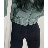 クロップドフード付きデニムジャケット Gジャン ジャンパー | Riff | 詳細画像12 