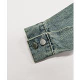 クロップドフード付きデニムジャケット Gジャン ジャンパー | Riff | 詳細画像33 