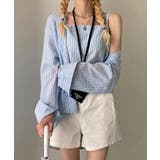 シャツ＆キャミ アンサンブル ストライプ | Riff | 詳細画像14 