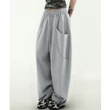 デザインポケットワイドスウェットパンツ イージーパンツ スエット | Riff | 詳細画像7