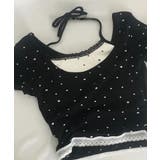 レイヤード風リボン柄Tシャツ カップ付き パッド付き | Riff | 詳細画像19