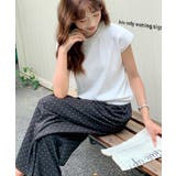 クルーネック半袖ニット フレンチスリーブ サマーニット | Riff | 詳細画像11