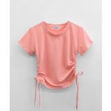 サイドシャーリングTシャツ 半袖 クロップド丈 | Riff | 詳細画像27