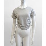 サイドシャーリングTシャツ 半袖 クロップド丈 | Riff | 詳細画像28