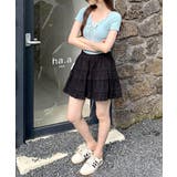 胸リボンレイヤード風トップス 重ね着風 ドッキング | Riff | 詳細画像15