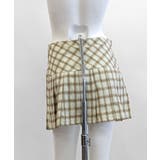 チェック柄ミニスカパン スリット入り ミニスカート | Riff | 詳細画像44