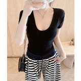 バックレースベルトTシャツ カップ付き パッド付き | Riff | 詳細画像12