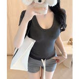 バックレースベルトTシャツ カップ付き パッド付き | Riff | 詳細画像14