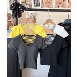 バックレースベルトTシャツ カップ付き パッド付き | Riff | 詳細画像2