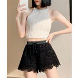 総レースショートパンツ クロシェ編み 短パン | Riff | 詳細画像6