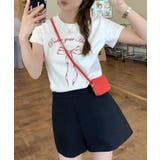 リボンプリントTシャツ プリントT クルーネック | Riff | 詳細画像10 